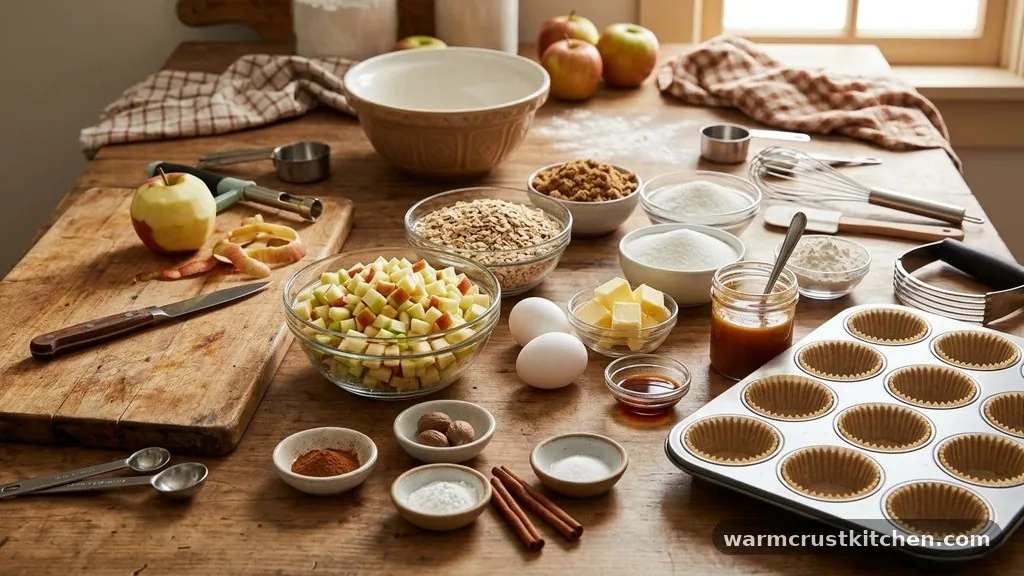 Common Baking Pitfalls - Caramel Apple Crisp Muffins