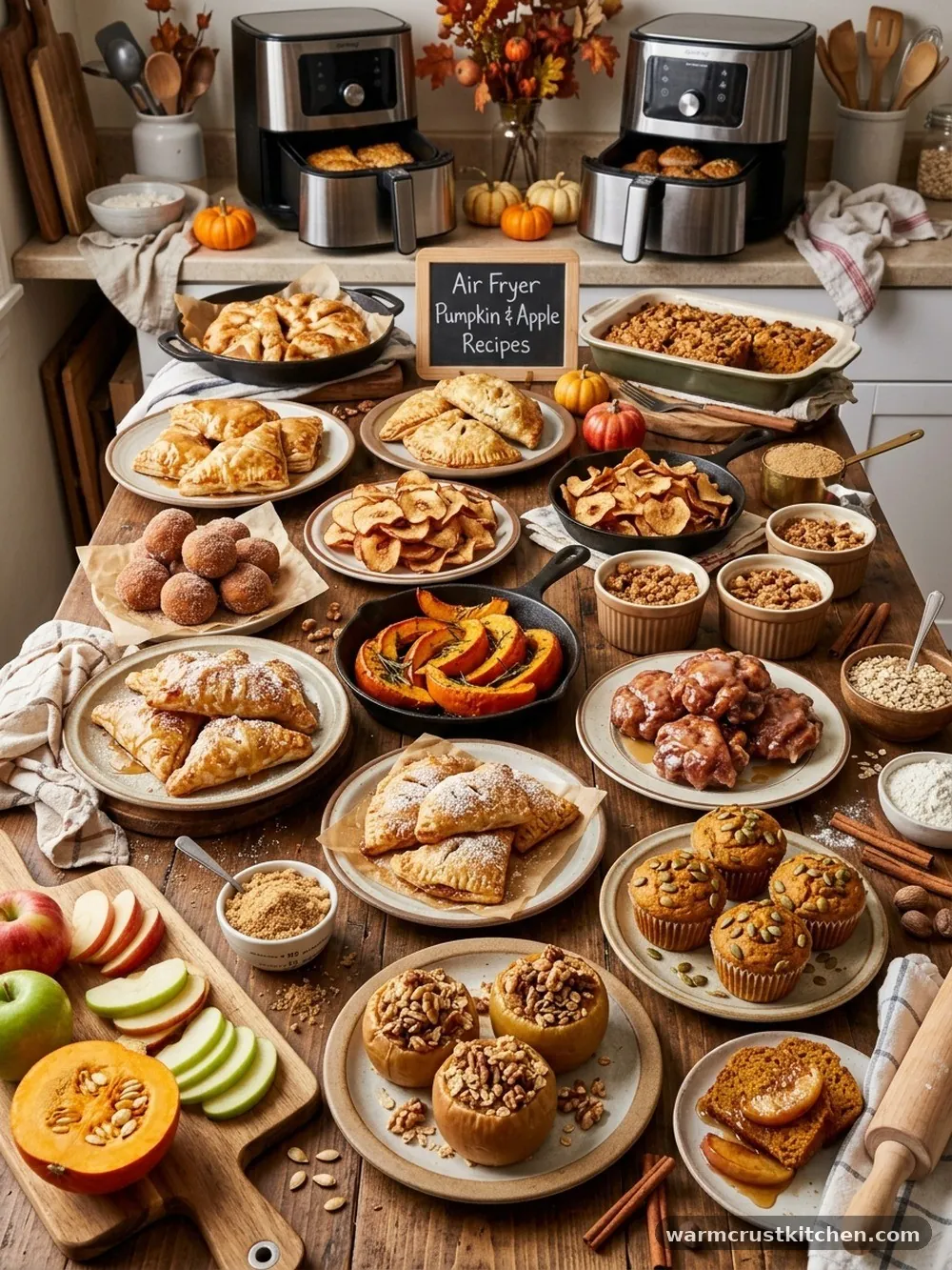 Ingredients - 19 Air Fryer Pumpkin and Apple Recipes for Fall